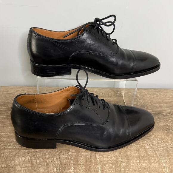 Allen Edmonds Siena Oxford Shoe Mens 8.5 D Cap Toe Stitch Black main image 4